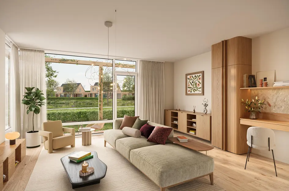 Bosgroen - 2-onder-1-kapwoning, bouwnummer 21 