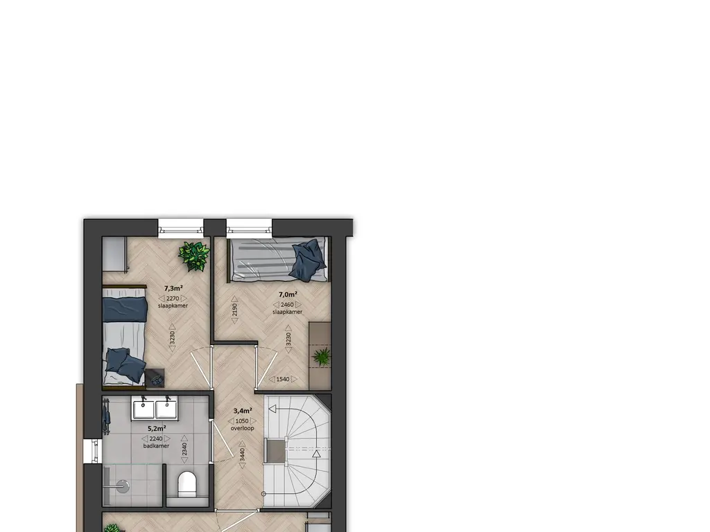 Appelgroen - Hoekwoning met KoopStart, bouwnummer 1 , OOST-SOUBURG