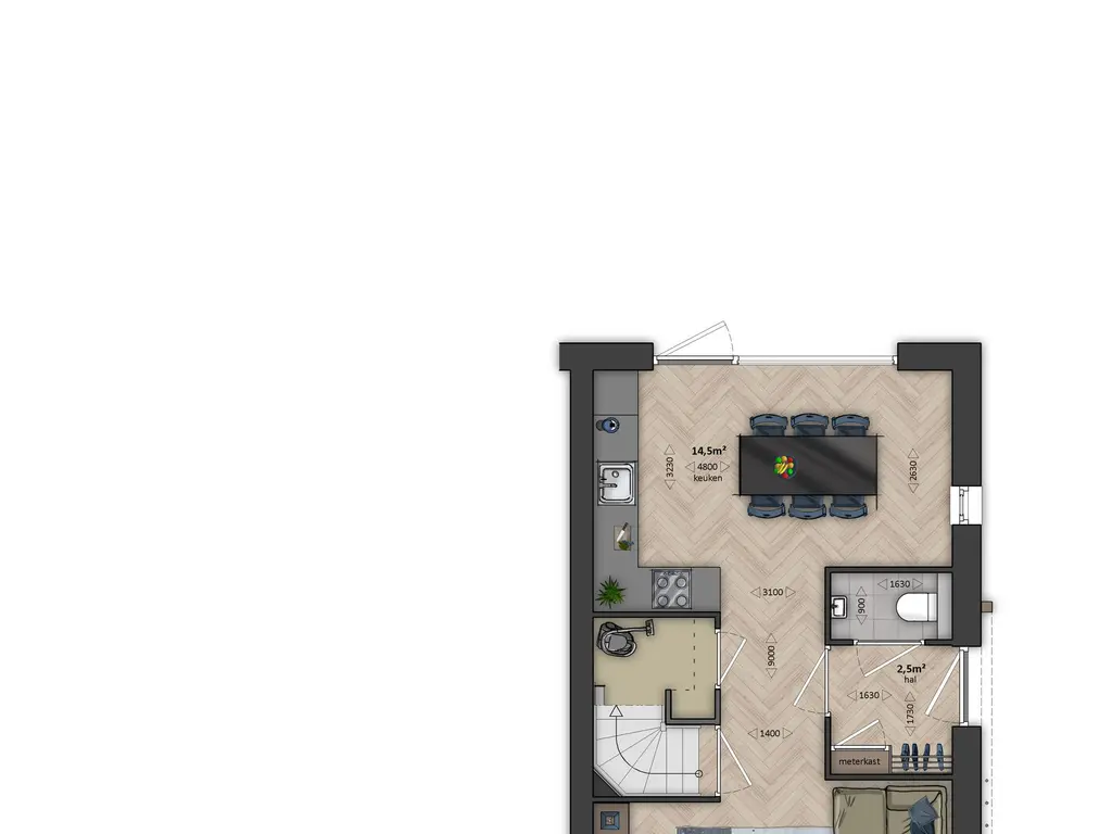 Appelgroen - Hoekwoning met KoopStart, bouwnummer 11 , OOST-SOUBURG