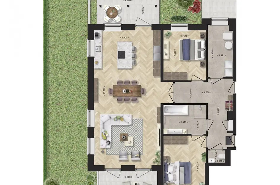 Appartement, bouwnummer 1 