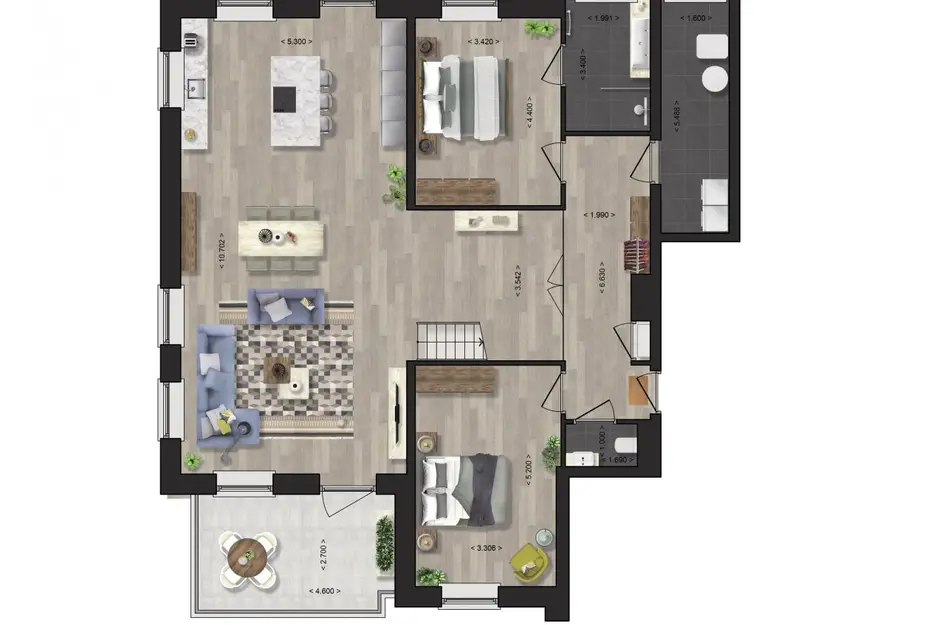 Appartement, bouwnummer 3 