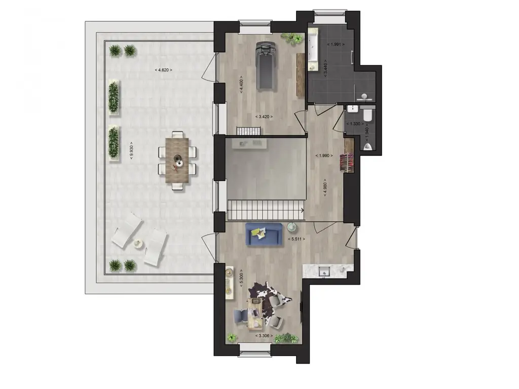 Appartement, bouwnummer 3 , OOST-SOUBURG