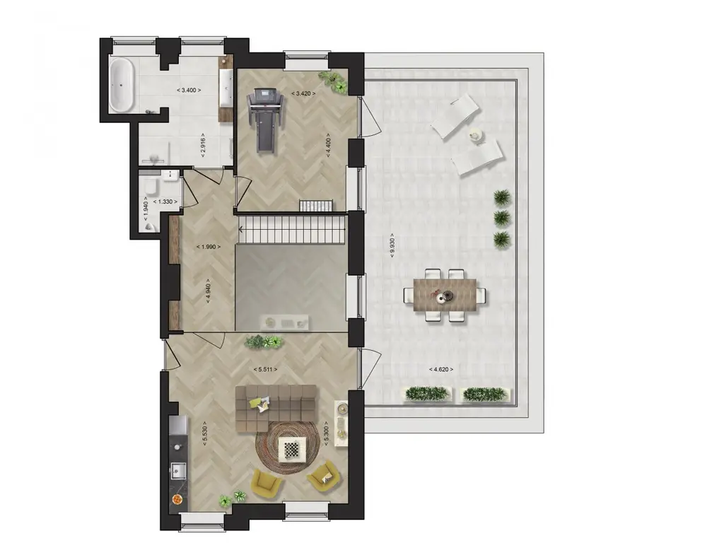 Appartement, bouwnummer 4 , OOST-SOUBURG