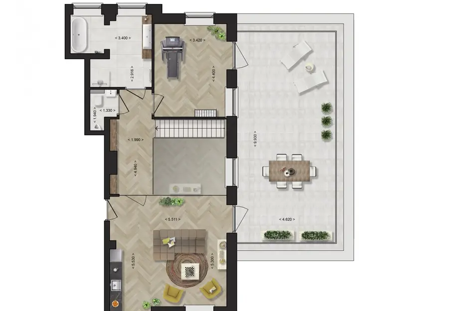 Appartement, bouwnummer 4 