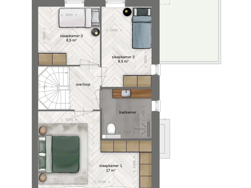 KV4-2^1 | langskap, bouwnummer 289 , TERNEUZEN
