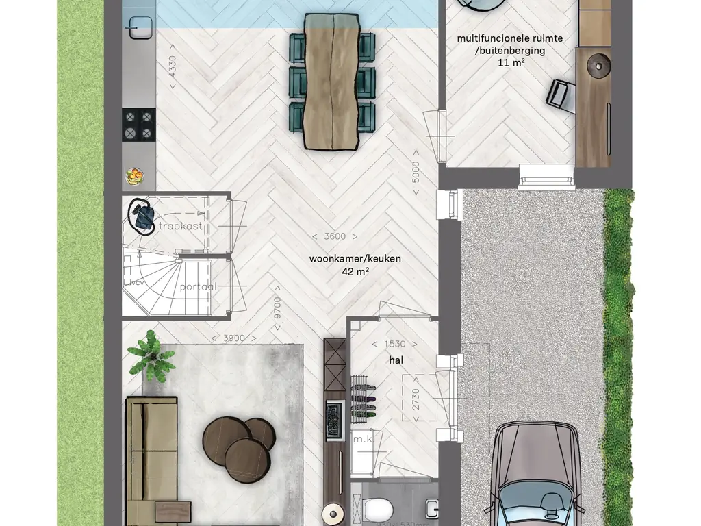 KV4-2^1 | langskap, bouwnummer 295 , TERNEUZEN