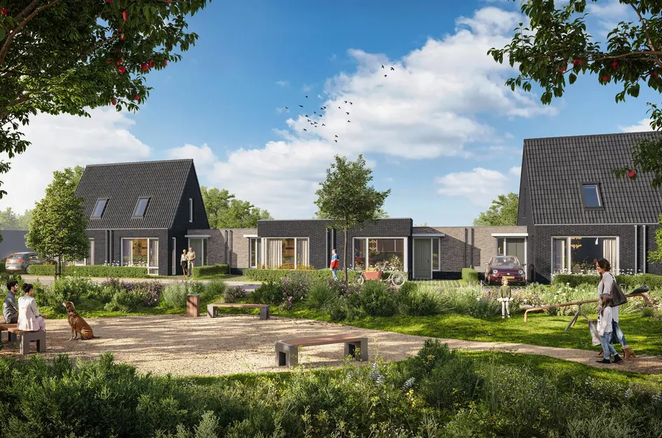 Verdieping -hoek-/tussenwoningen (type 3B), bouwnummer 342 
