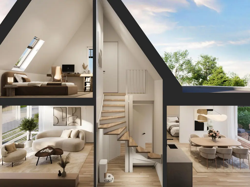 Verdieping -hoek-/tussenwoningen (type 3B), bouwnummer 342 , TERNEUZEN