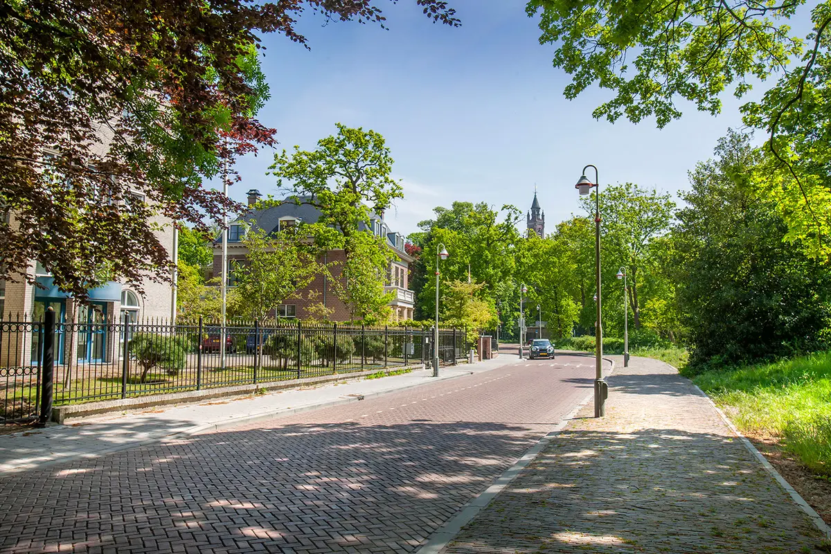 Rustenburgerweg, vlakbij het Vredespaleis