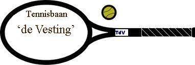 logo Tennisbaan de Vesting