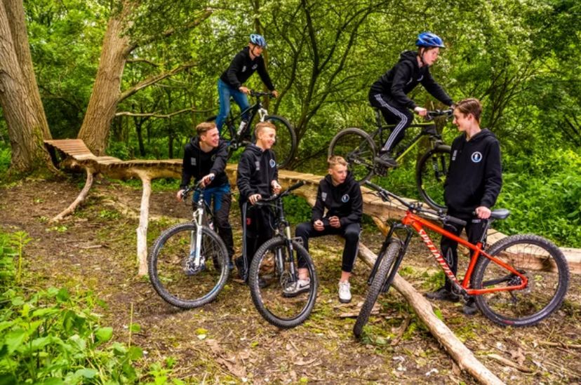 Mountainbike parcours Zwartewaal