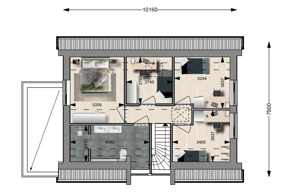 Vrijstaande woning, bouwnummer 1 