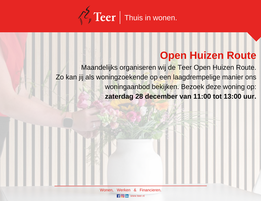 OPEN HUIZEN ROUTE WINTEREDITIE OP 28 DECEMBER!