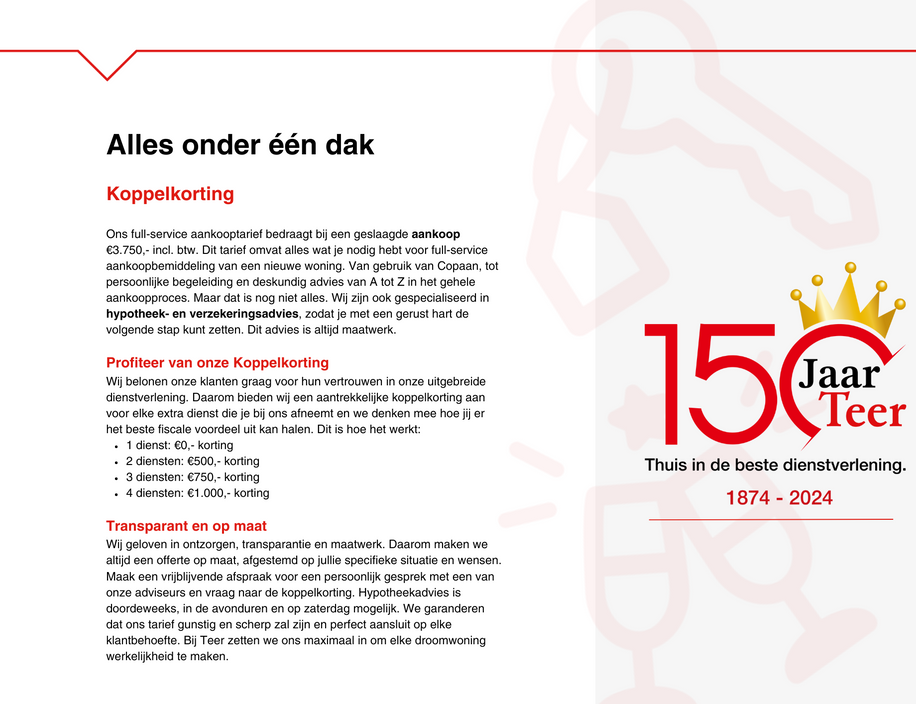 Koppelkorting en all-in tarieven