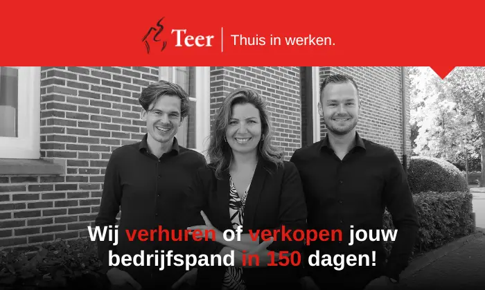 De 150 dagen garantie van de bedrijfsmakelaars van Teer!