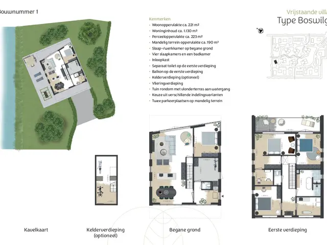 Boswilg, bouwnummer 1 , HEERHUGOWAARD