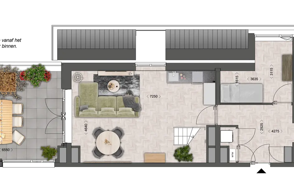 Appartement - type 10, bouwnummer 55 