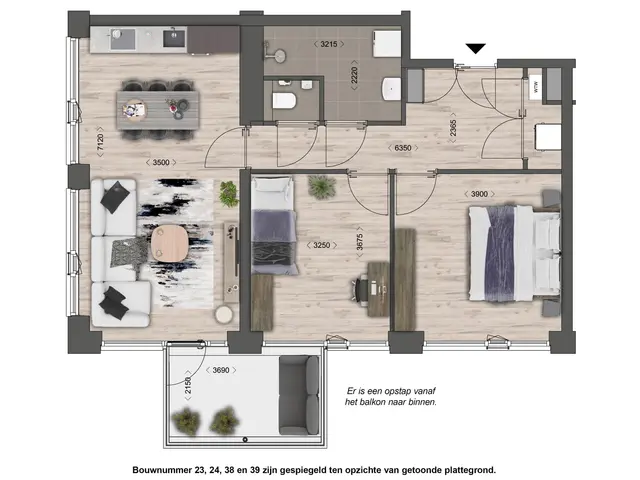Appartement - type 5, bouwnummer 24 , ZWAAG
