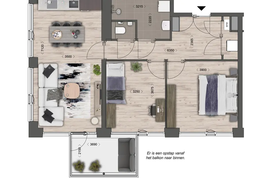 Appartement - type 5, bouwnummer 24 