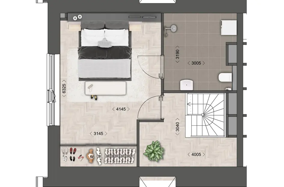 Appartement - type 9, bouwnummer 56 