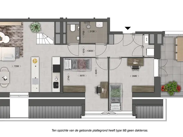 Appartement - type 9, bouwnummer 56 , ZWAAG