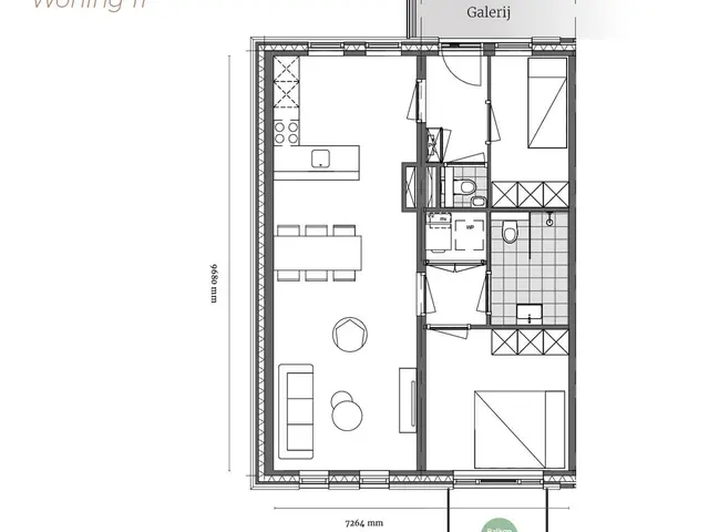 Appartementen, bouwnummer 11 , BEVERWIJK