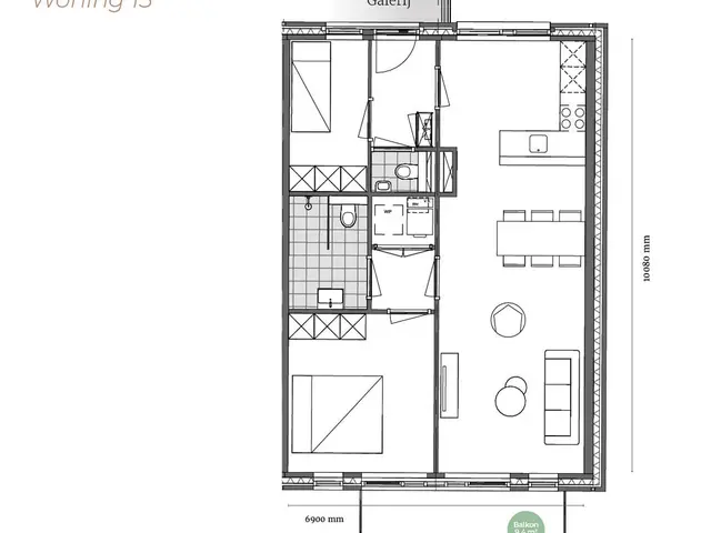 Appartementen, bouwnummer 15 , BEVERWIJK