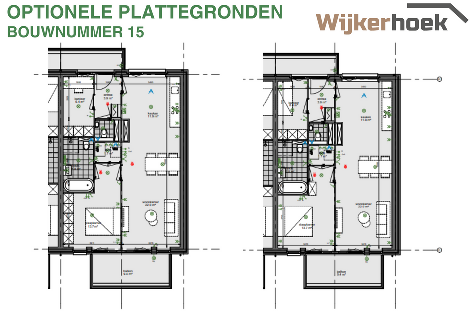 Appartementen, bouwnummer 15 