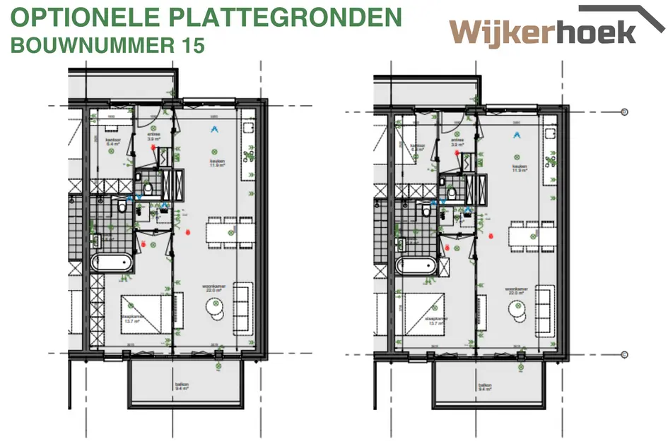 Appartementen, bouwnummer 15 