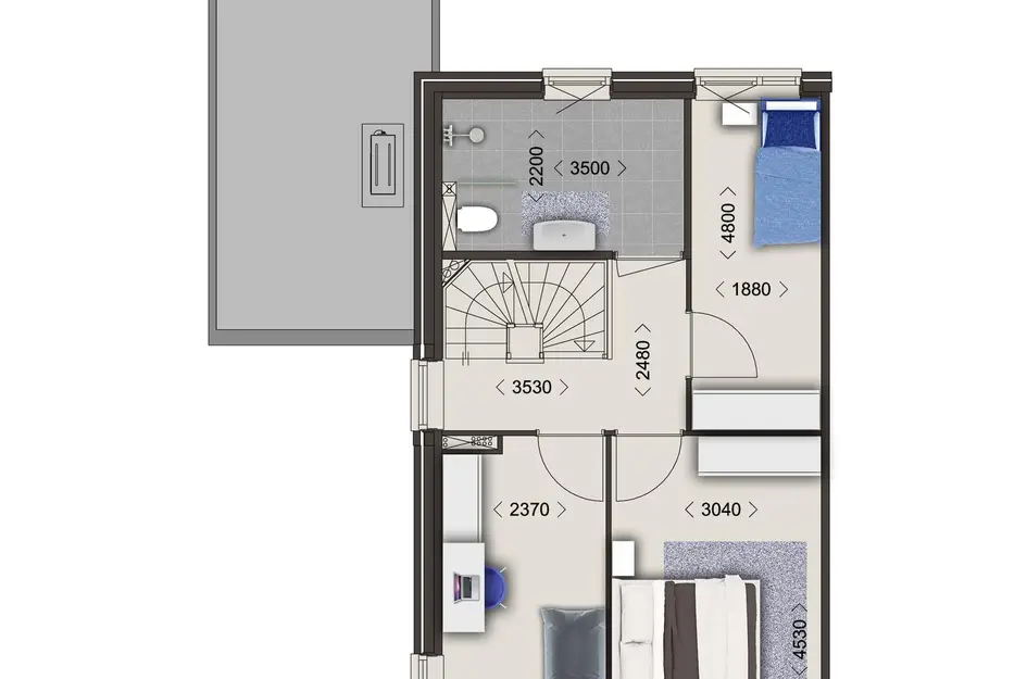 Twee-onder-een-kap woning - fase 2A, bouwnummer 98 