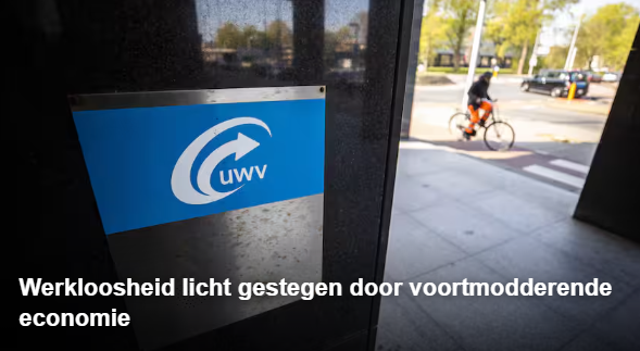 Werkloosheid licht gestegen door voortmodderende economie