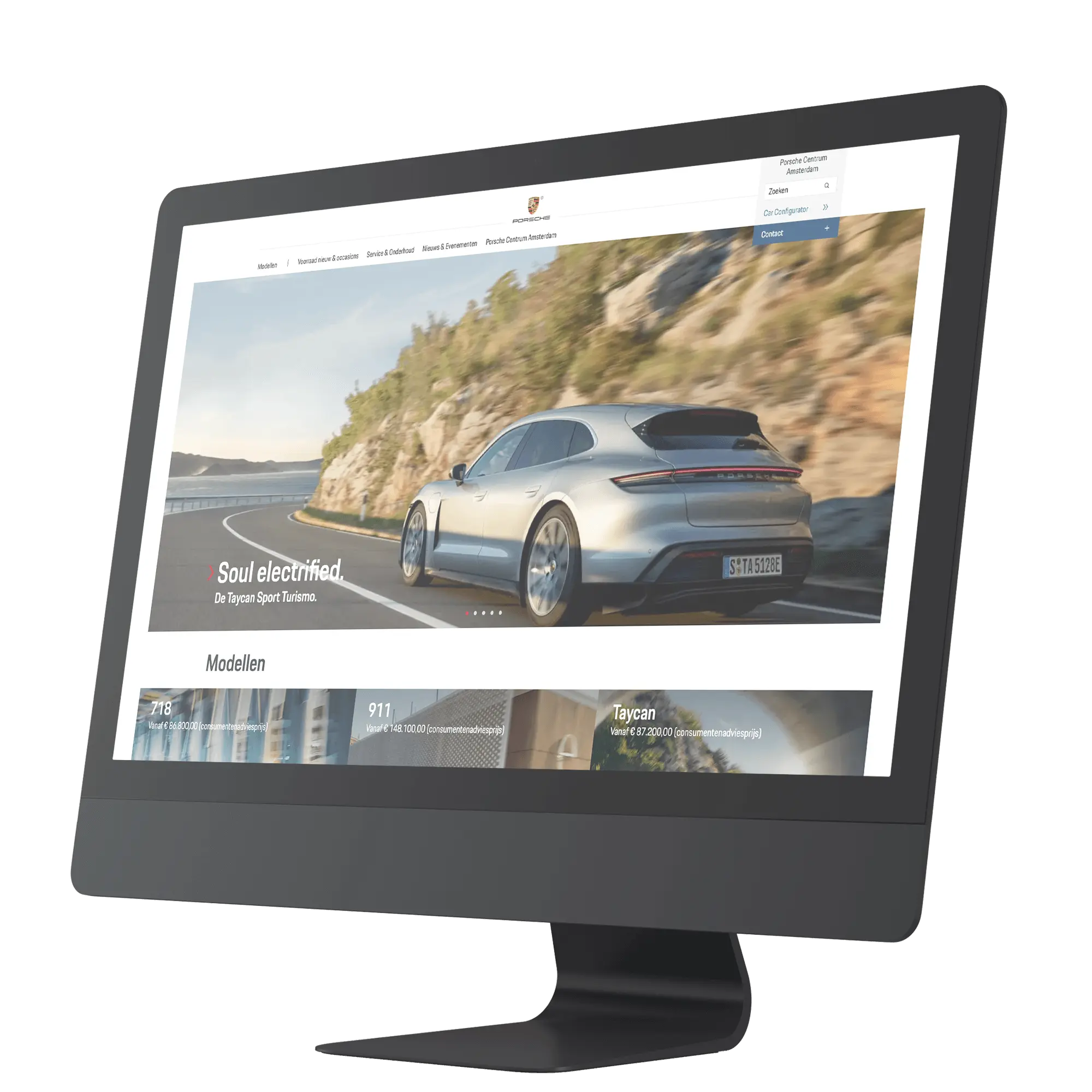 Porsche dealerwebsites in Nederland