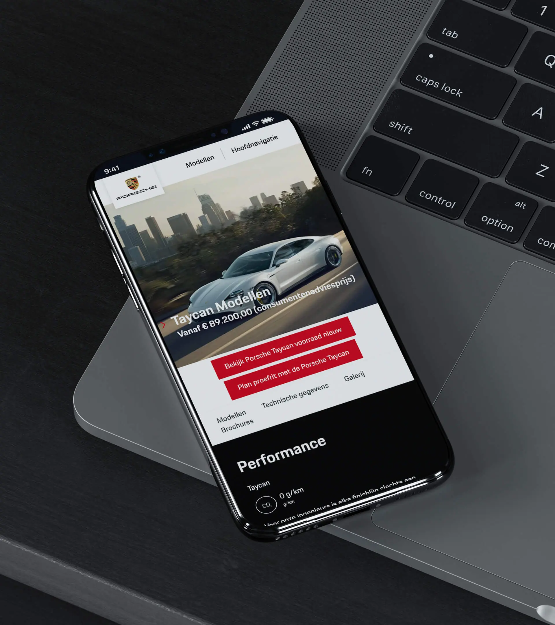 Porsche dealerwebsites in Nederland