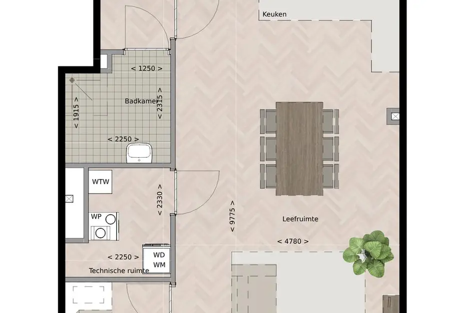 Levensloop bestendig appartement, bouwnummer 7 