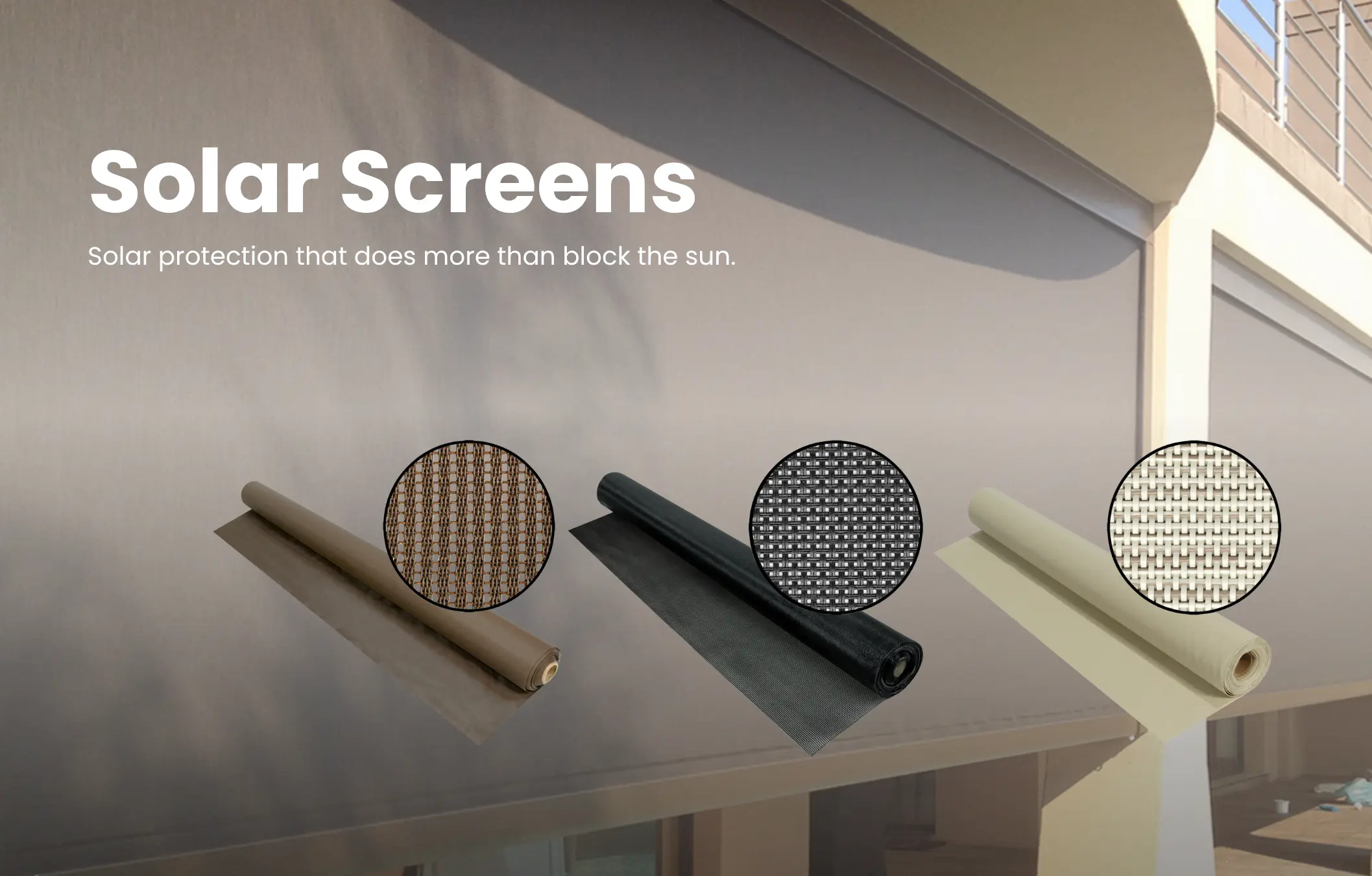 Stay cool and private with Ultimesh's Solar Screens