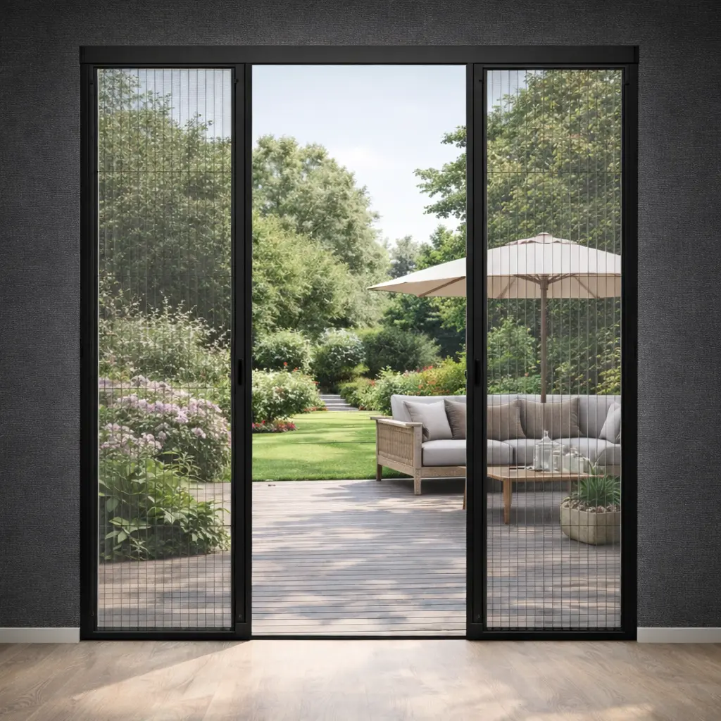 plisse hordeur met mooie achtertuin (1)