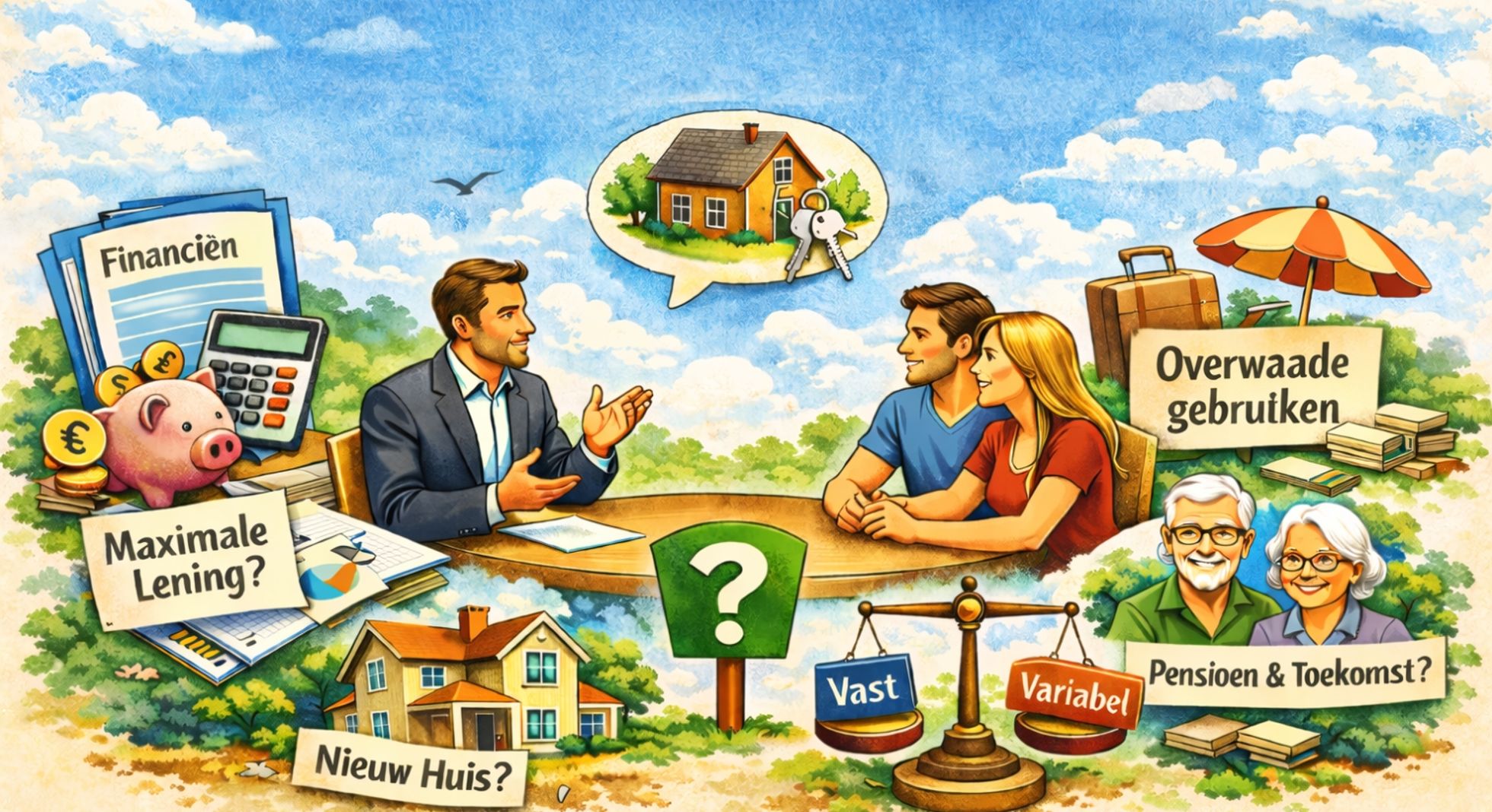 Waarover wil jij een goed hypotheekgesprek?