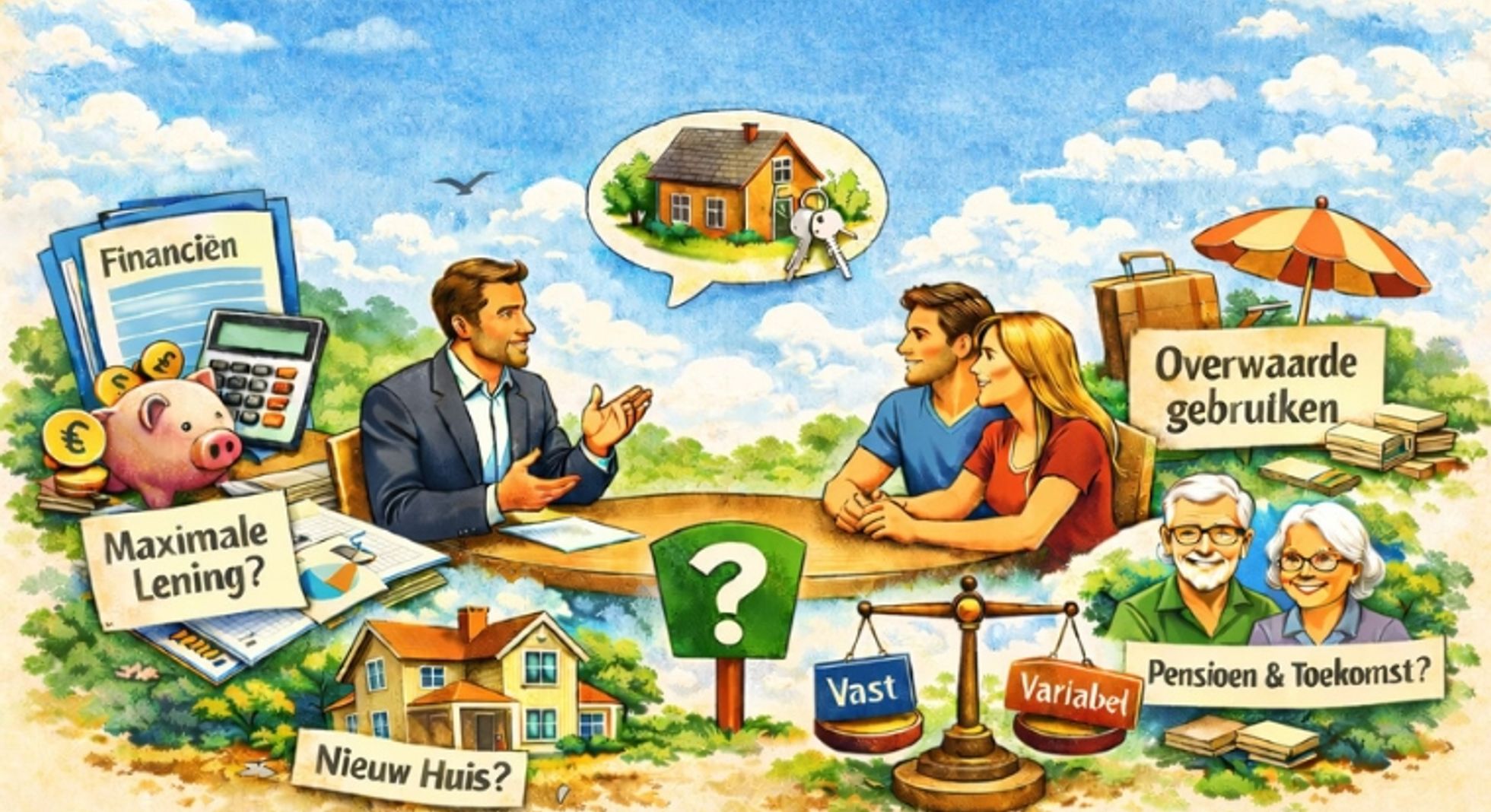 Waarover wil jij een goed hypotheekgesprek?