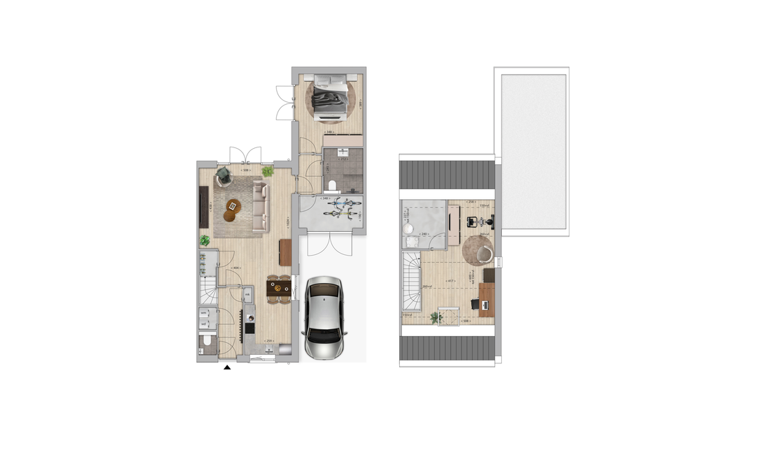Herwijnen - Patiowoningen in Herwijnen Oost, afbeelding 1