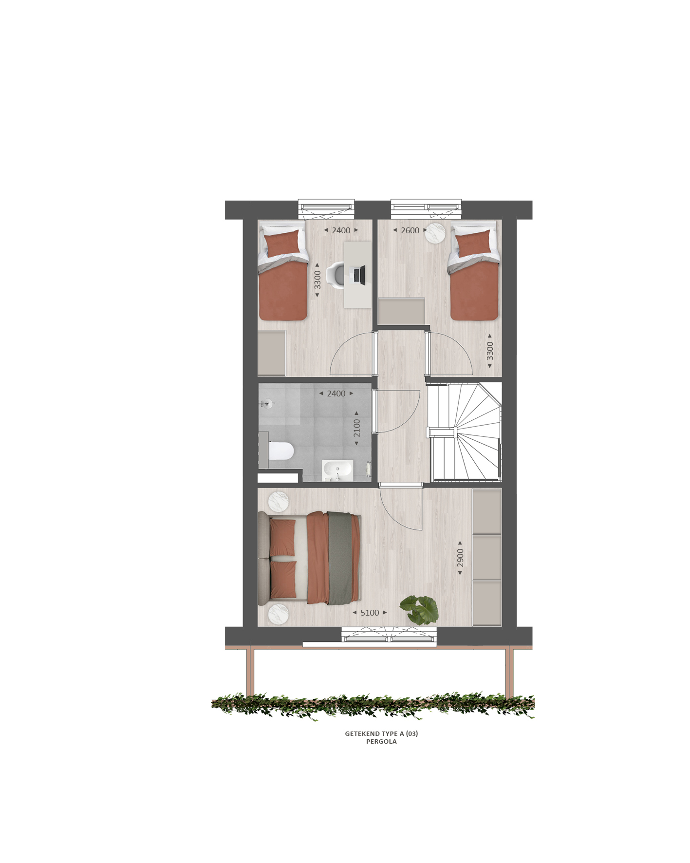 Tussenwoning | TYPE A, bouwnummer 54 , afbeelding 4