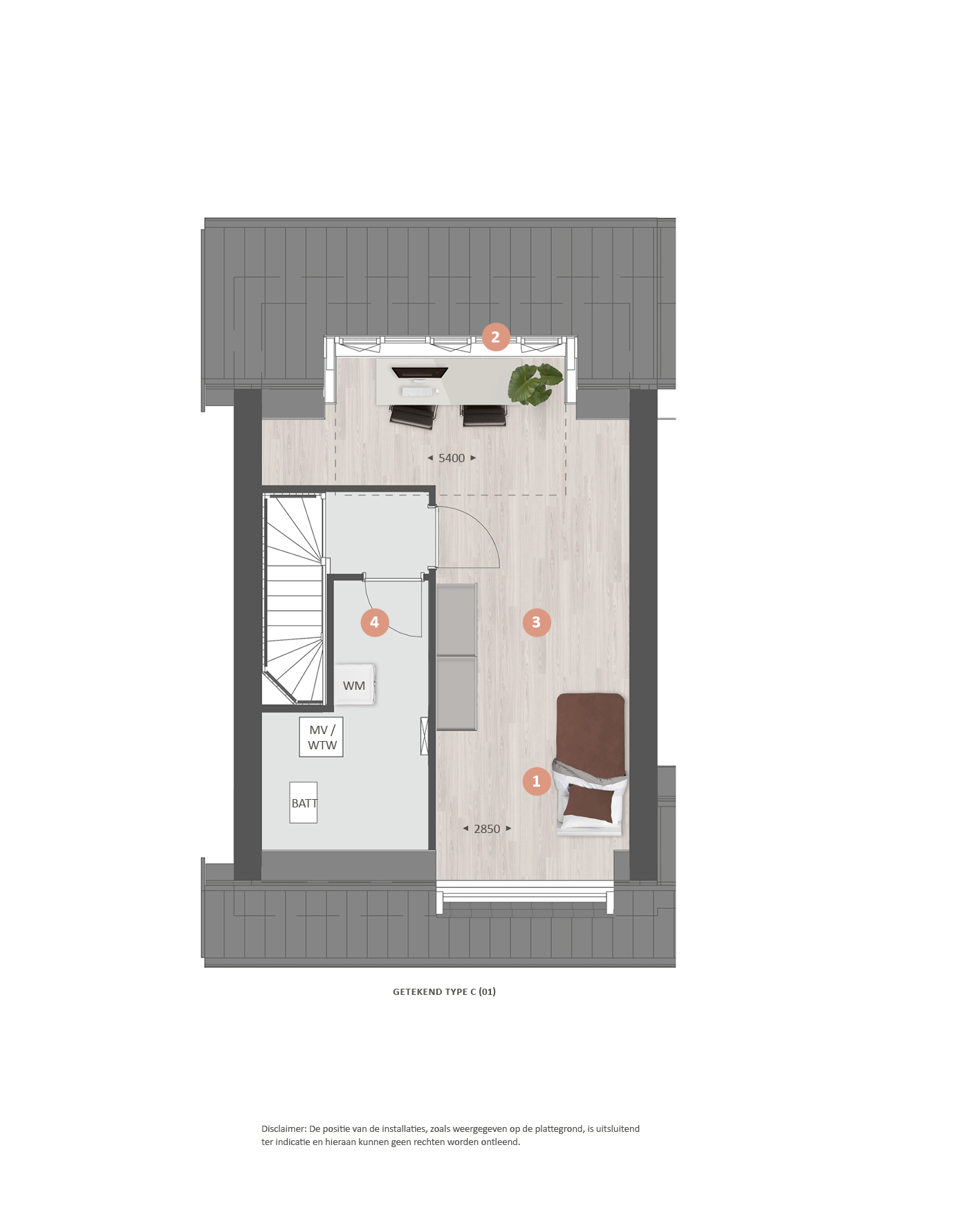 Eindwoning | TYPE C, bouwnummer 51 , afbeelding 6
