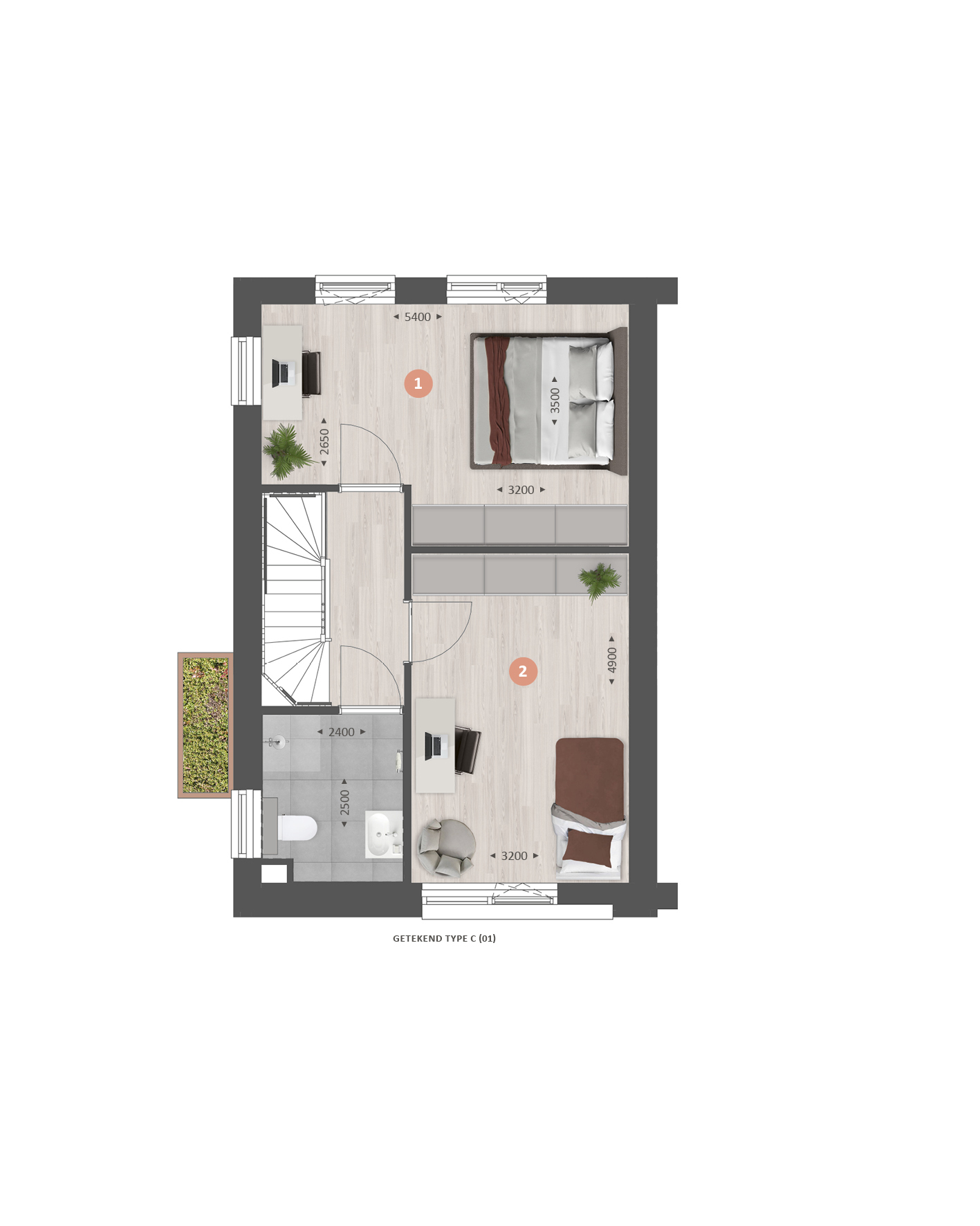 Eindwoning | TYPE C, bouwnummer 56 , afbeelding 5