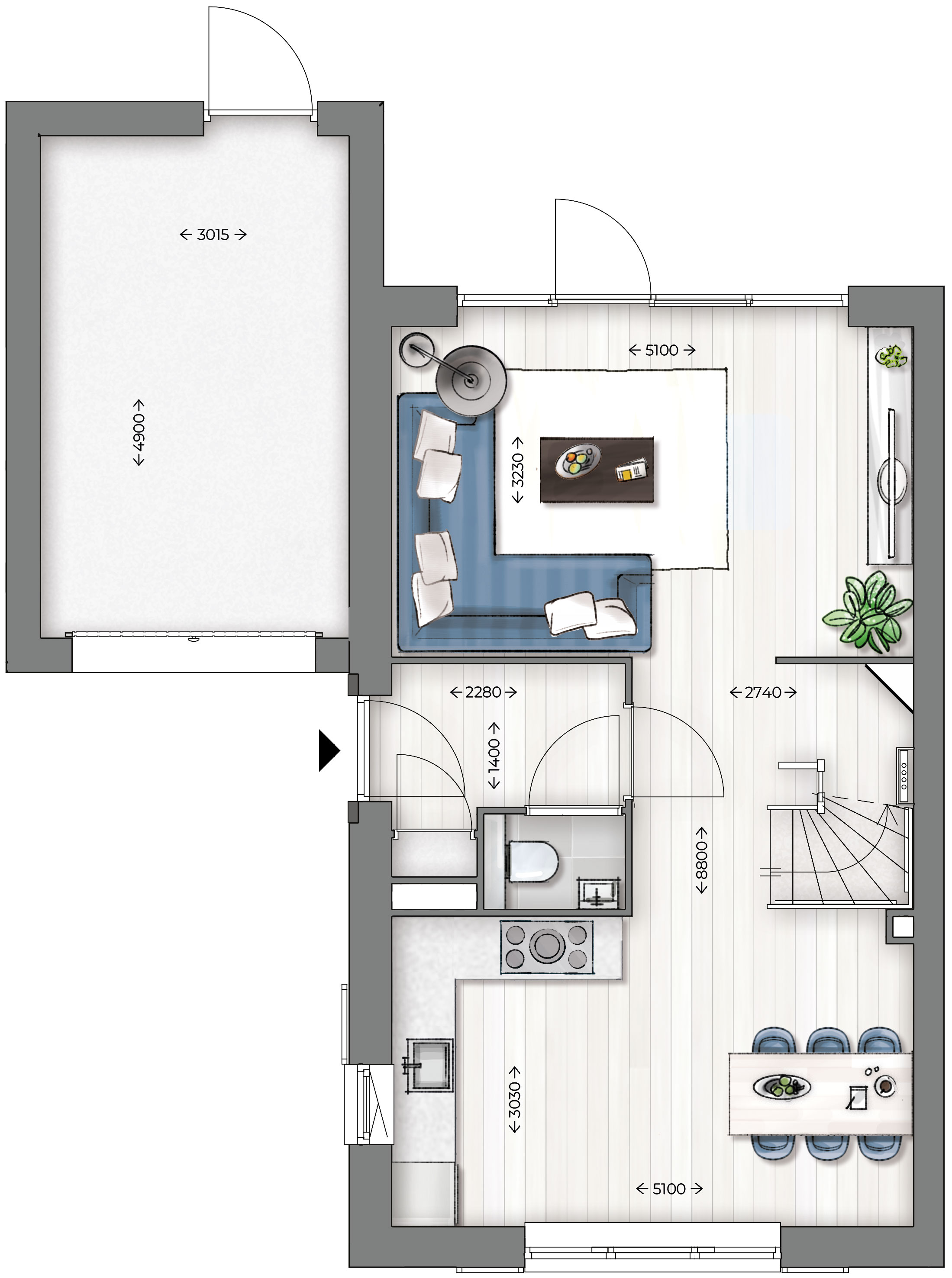 Twee-onder-een-kap-woning | TYPE OPAL, bouwnummer 14 , afbeelding 4