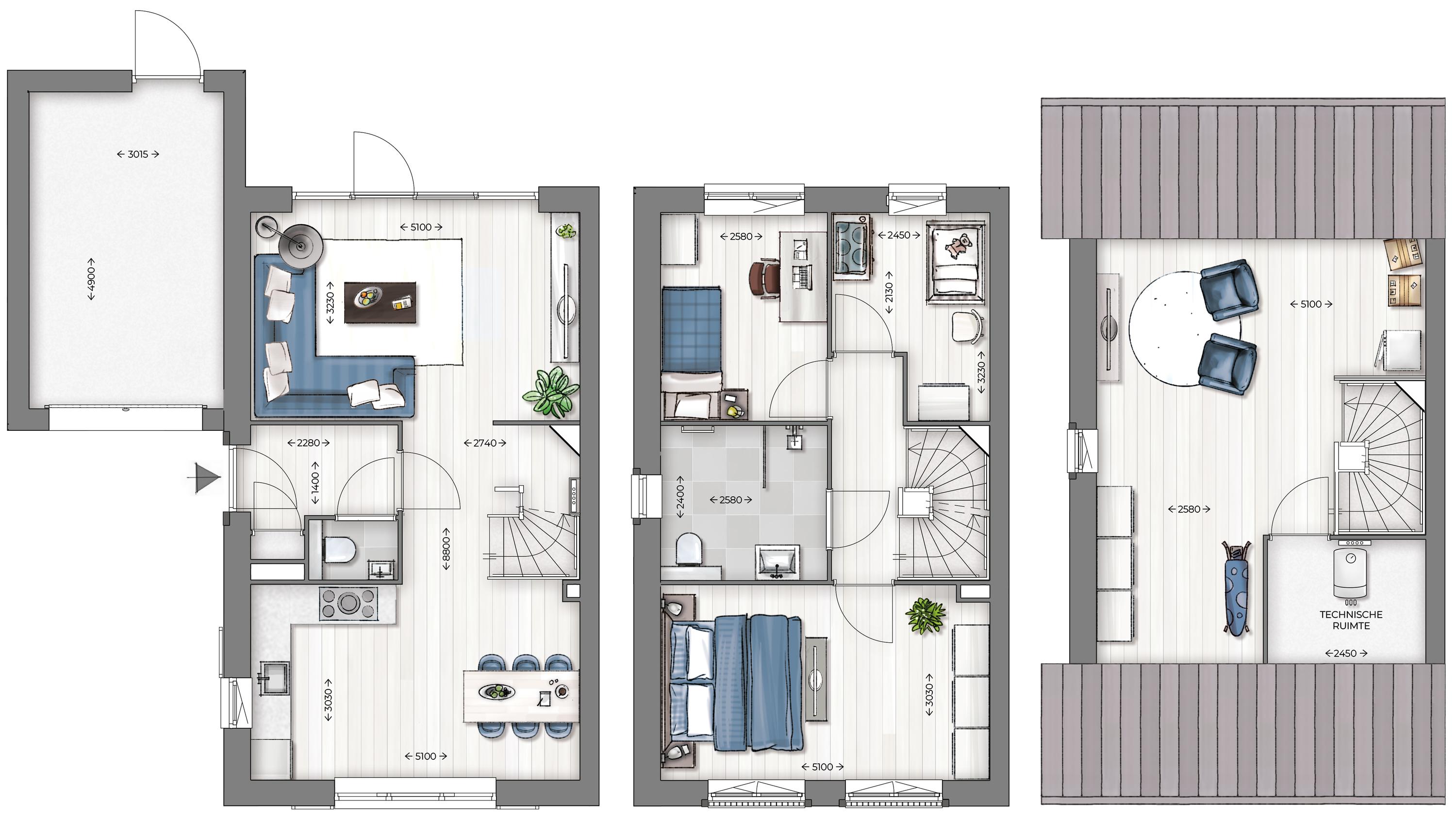 Twee-onder-een-kap-woning | TYPE OPAL, bouwnummer 15 , afbeelding 1