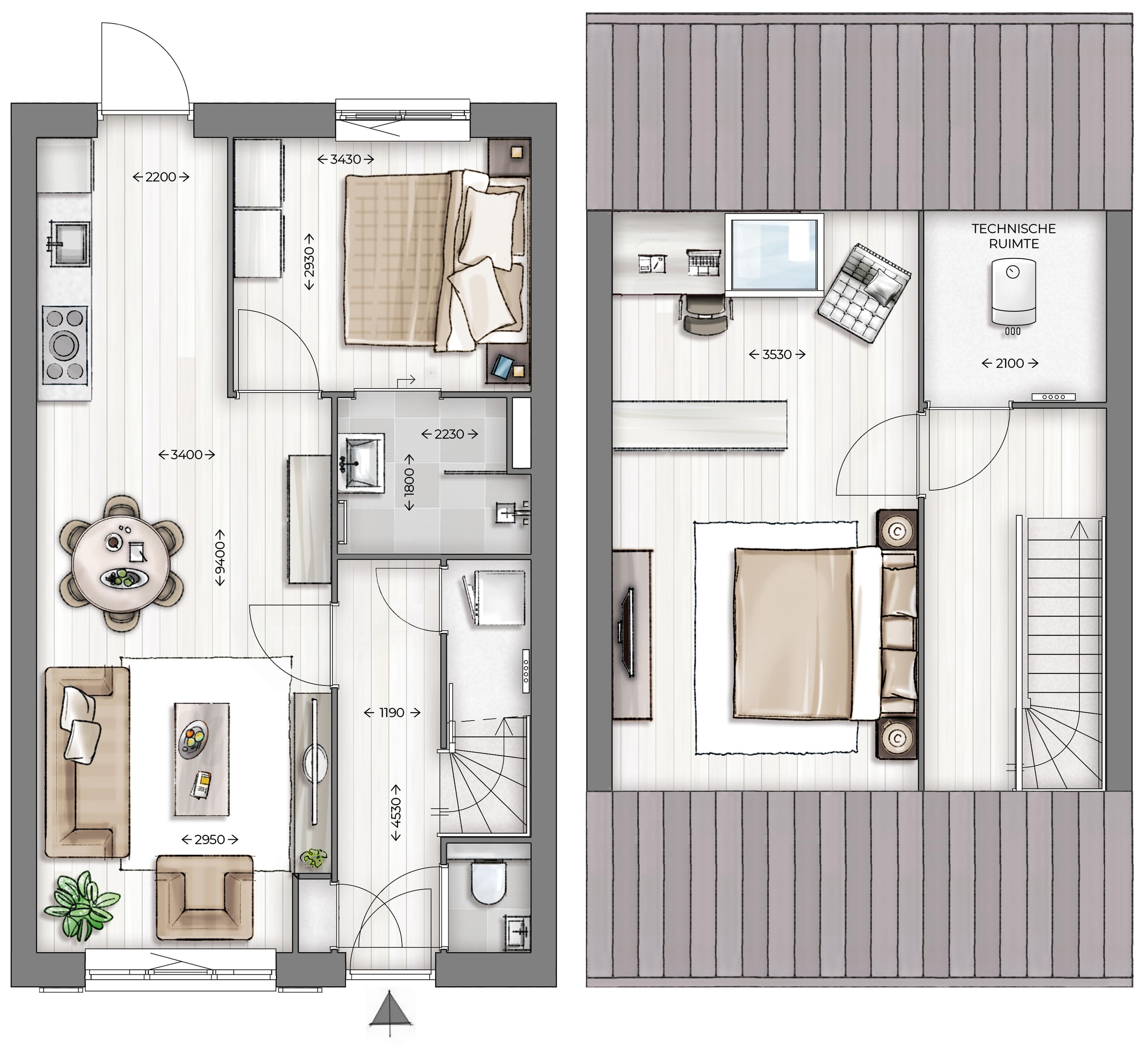 Levensloopbestendige woning | TYPE KARMIJN, bouwnummer 26 , afbeelding 4