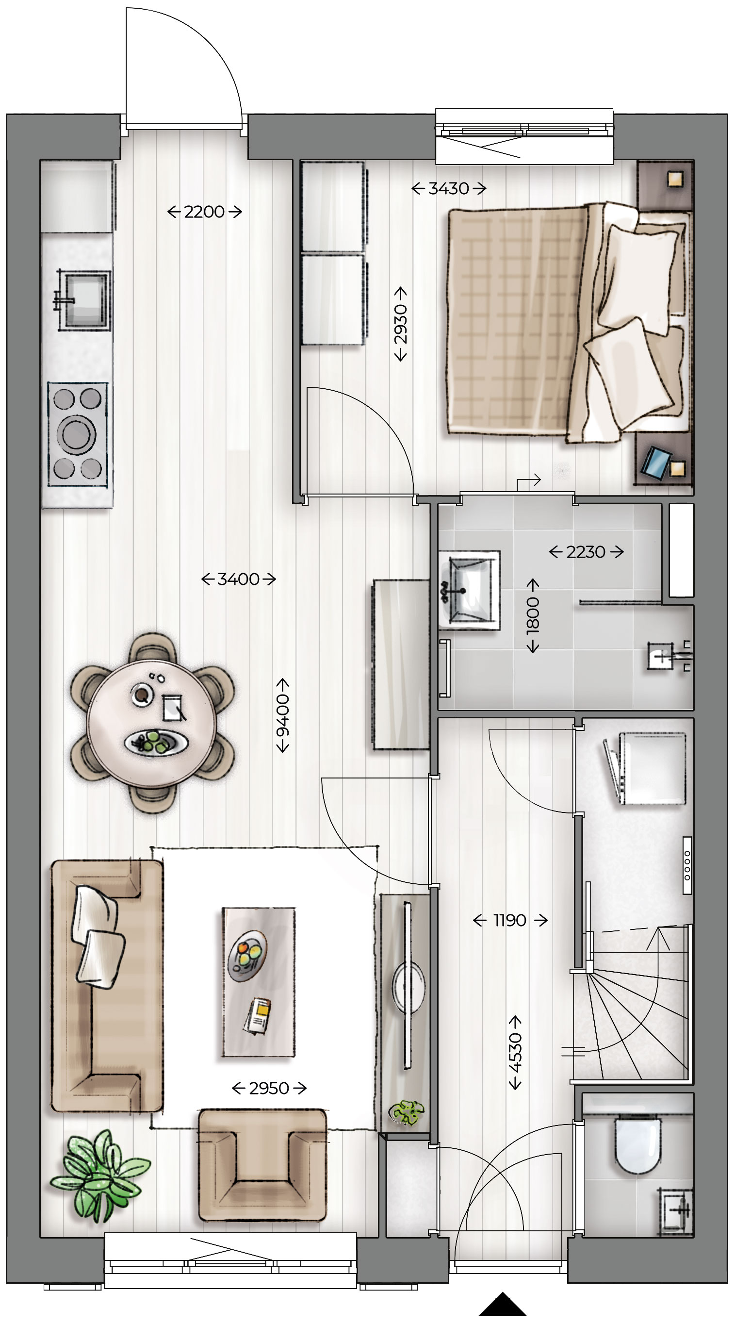 Levensloopbestendige woning | TYPE KARMIJN, bouwnummer 27 , afbeelding 6