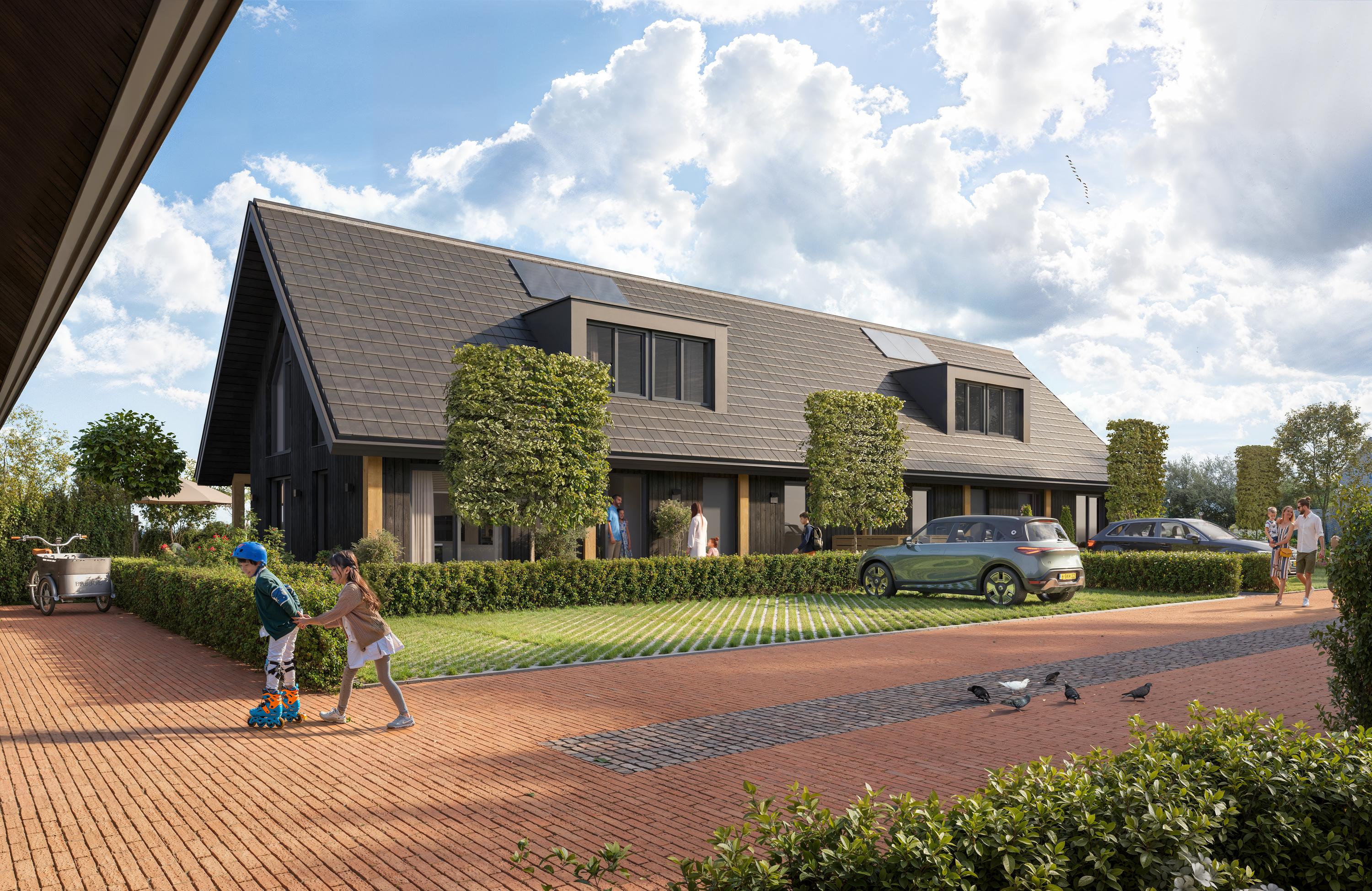 HALFVRIJSTAANDE ERFWONINGEN, bouwnummer 1 , afbeelding 1