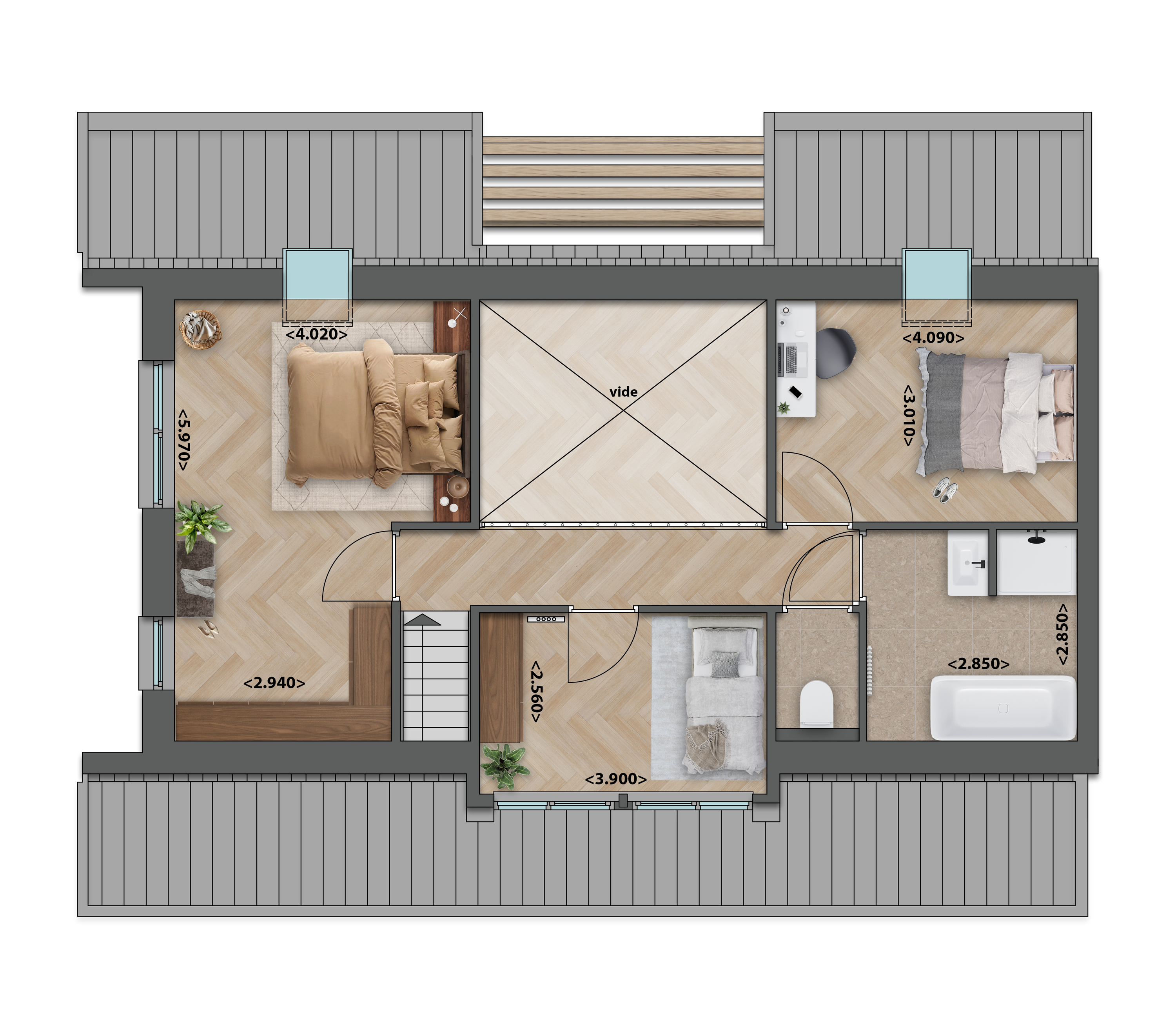 HALFVRIJSTAANDE ERFWONINGEN, bouwnummer 2 , afbeelding 4
