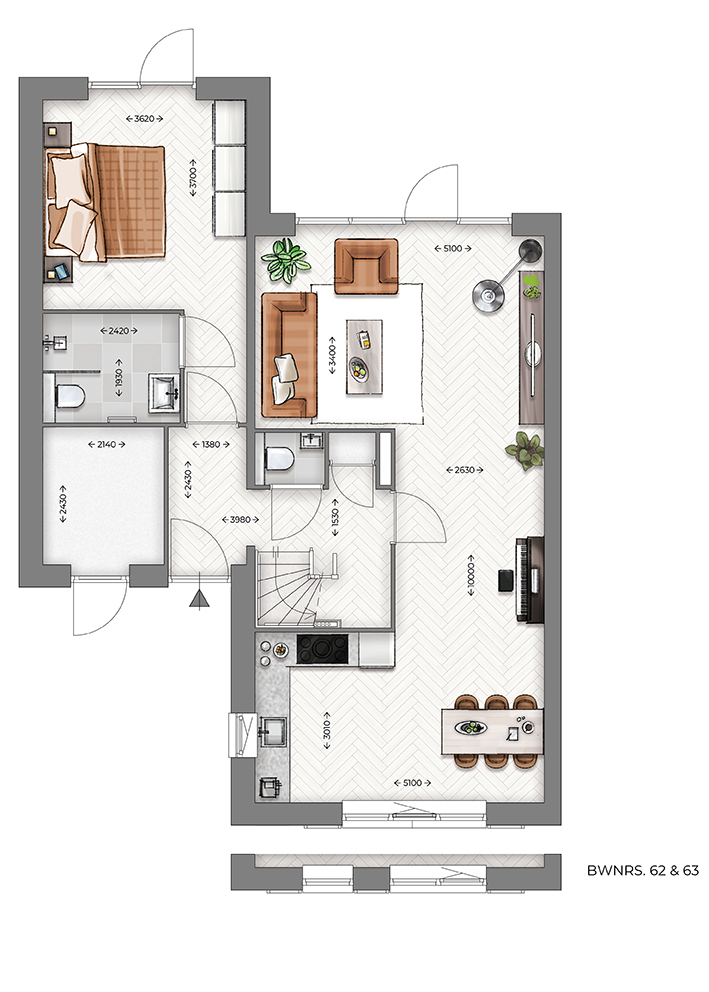 LEVENSLOOP 2 ONDER 1 KAP WONINGEN | FICINIA, bouwnummer 63 , afbeelding 5