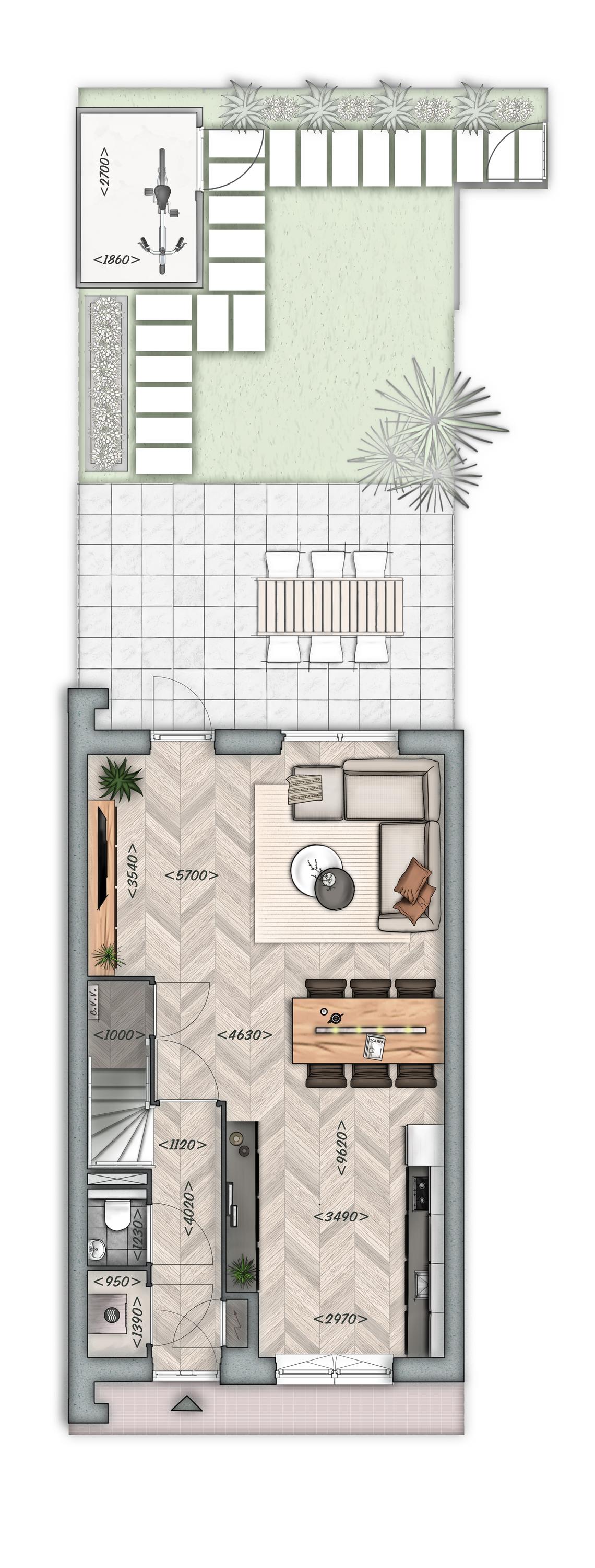 TUSSENWONING | TYPE A, bouwnummer 2 , afbeelding 1